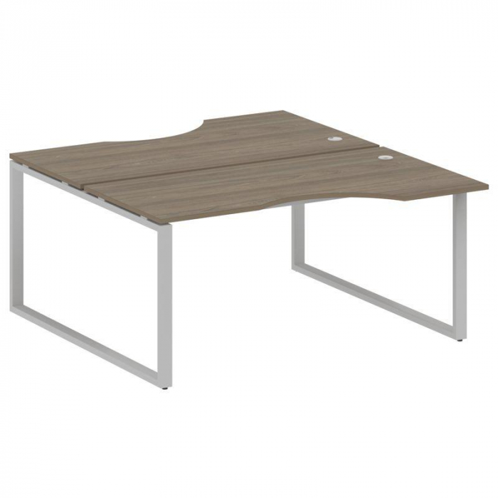 Metal System Рабочая станция криволинейная на О-образном м/к БО.РАС-СА-2.1 Вяз Благородный/Металл Се