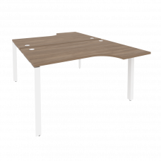 Onix Рабочая станция на П-образном м/к O.MP-D.SA-2 Дуб Аризона/Металл Белый 1380*1995*750 (1475/460)