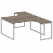 Metal System Quattro Рабочая станция криволинейная на О-образном м/к 40БО.РАС-СА-2.4 Вяз Благородный