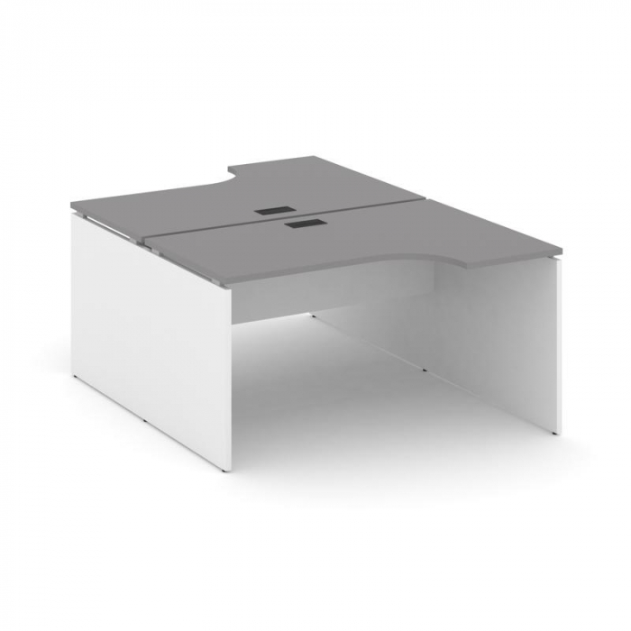 Стайл Проджект Рабочая станция эргономичная SN-D.DRPA-021 Серый Пепел/Белый/Черный Заглушка 1380*163