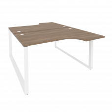Onix Рабочая станция на О-образном м/к O.MO-D.SA-2 Дуб Аризона/Металл Белый 1380*1995*750 (1475/460)
