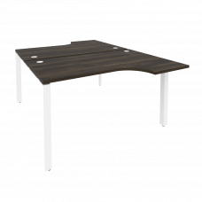 Onix Рабочая станция на П-образном м/к O.MP-D.SA-2 Дуб Мали/Металл Белый 1380*1995*750 (1475/460)