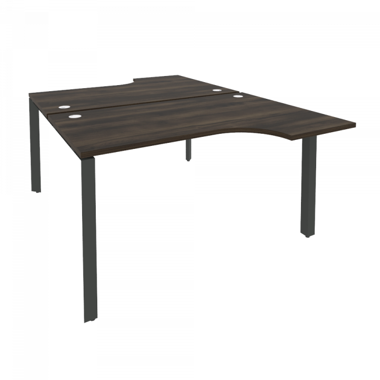 Onix Рабочая станция на П-образном м/к O.MP-D.SA-2 Дуб Мали/Металл Антрацит 1380*1995*750 (1475/460)