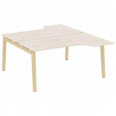 Onix Wood Рабочая станция OW.D.SA-1 Денвер Светлый/Дуб Светлый/Металл Белый 1580*1995*750 (1475/460)