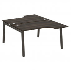 Onix Wood Рабочая станция OW.D.SA-2 Дуб Мали/Дуб Темный/Металл Антрацит 1380*1995*750 (1475/460)