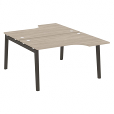 Onix Wood Рабочая станция OW.D.SA-2 Дуб Аттик/Дуб Темный/Металл Антрацит 1380*1995*750 (1475/460)