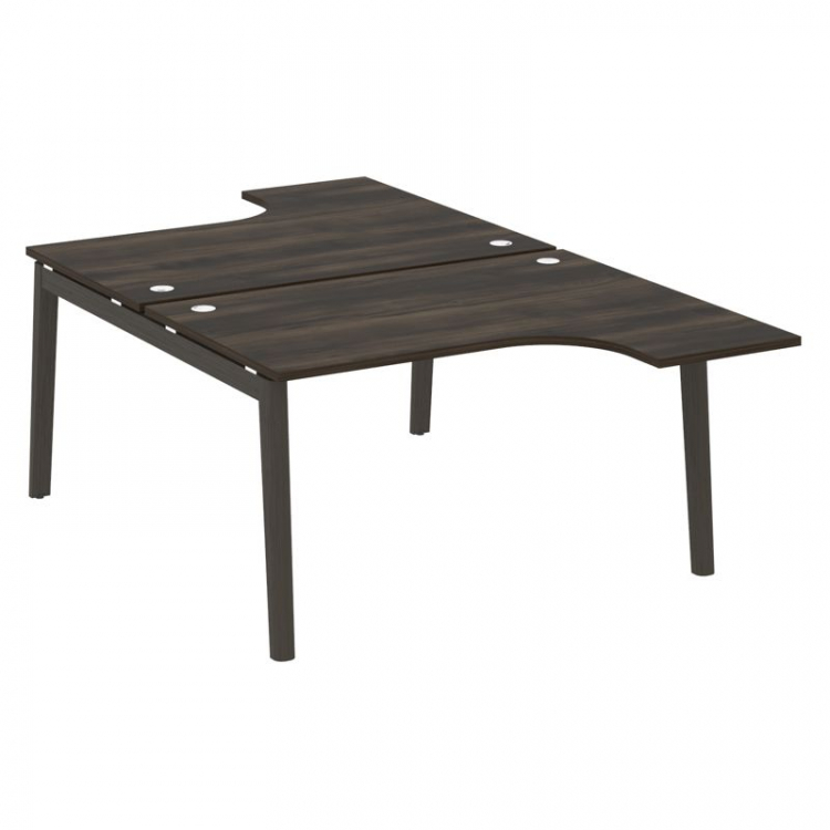 Onix Wood Рабочая станция OW.D.SA-3 Дуб Мали/Дуб Темный/Металл Антрацит 1380*2395*750 (1635/460)