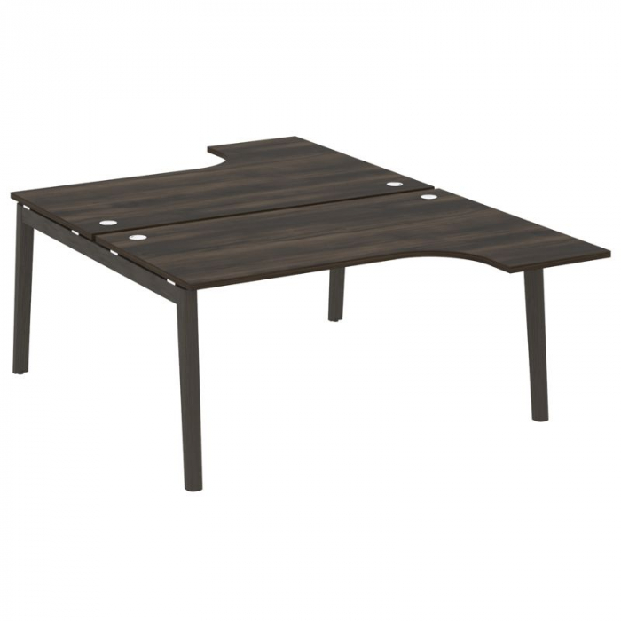 Onix Wood Рабочая станция OW.D.SA-4 Дуб Мали/Дуб Темный/Металл Антрацит 1580*2395*750 (1635/460)