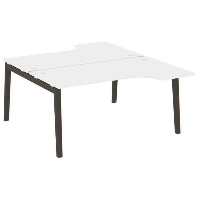 Onix Wood Рабочая станция OW.D.SA-1 Белый Бриллиант/Дуб Темный/Металл Антрацит 1580*1995*750 (1475/4