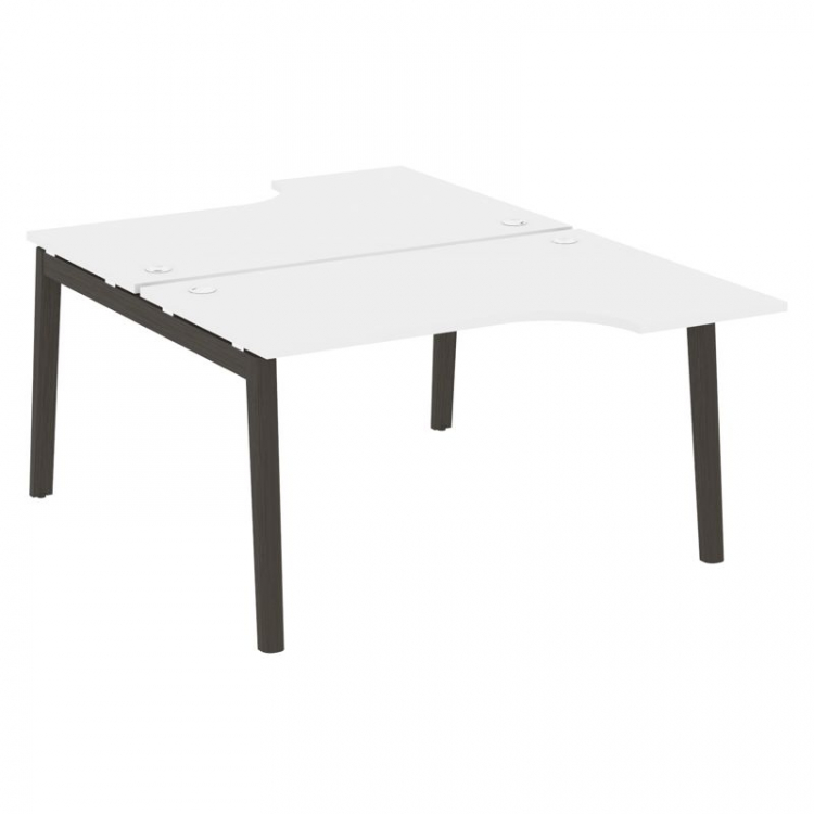 Onix Wood Рабочая станция OW.D.SA-2 Белый Бриллиант/Дуб Темный/Металл Антрацит 1380*1995*750 (1475/4