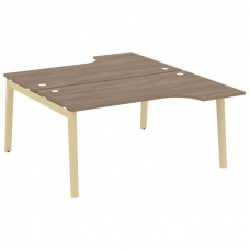 Onix Wood Рабочая станция OW.D.SA-1 Дуб Аризона/Дуб Светлый/Металл Белый 1580*1995*750 (1475/460)