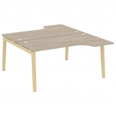 Onix Wood Рабочая станция OW.D.SA-1 Дуб Аттик/Дуб Светлый/Металл Белый 1580*1995*750 (1475/460)