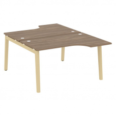 Onix Wood Рабочая станция OW.D.SA-2 Дуб Аризона/Дуб Светлый/Металл Белый 1380*1995*750 (1475/460)