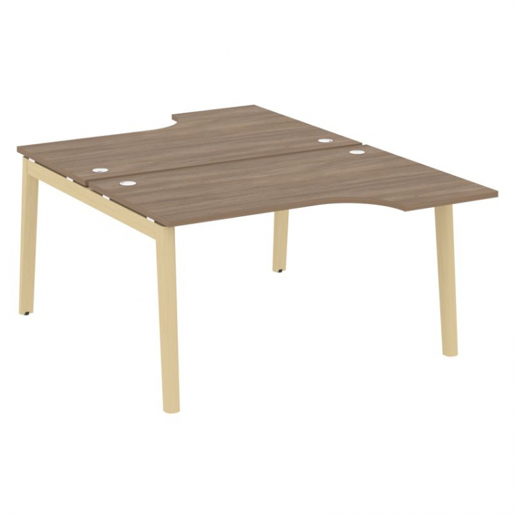 Onix Wood Рабочая станция OW.D.SA-2 Дуб Аризона/Дуб Светлый/Металл Белый 1380*1995*750 (1475/460)