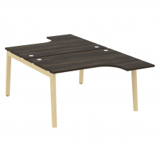 Onix Wood Рабочая станция OW.D.SA-3 Дуб Мали/Дуб Светлый/Металл Белый 1380*2395*750 (1635/460)