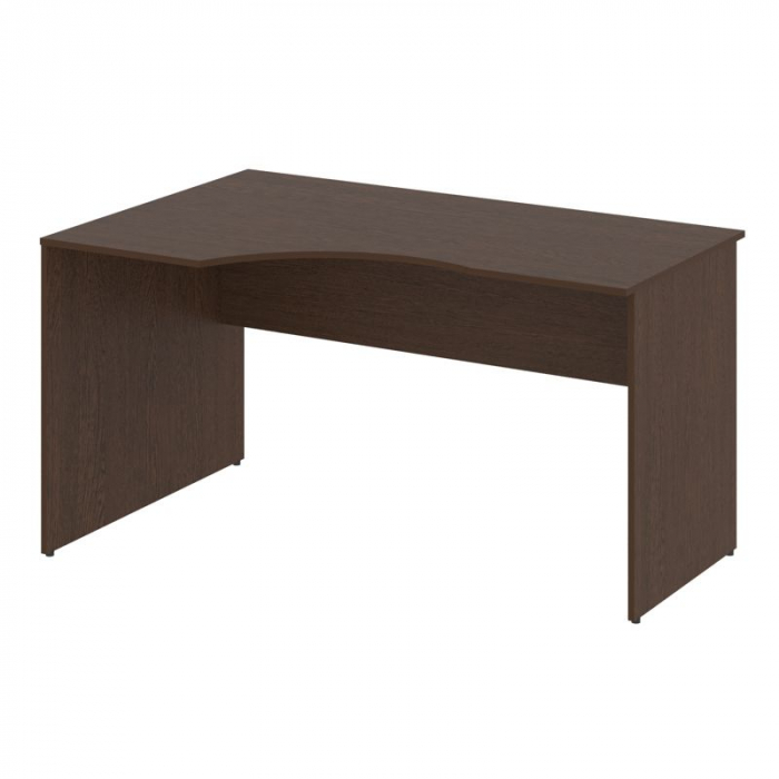 Nova S Стол криволинейный левый В.СА-2 (L) Венге Цаво 1400*900*750