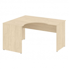 Nova S Стол криволинейный левый В.СА-3 (L) Бук Артизан 1400*1200*750