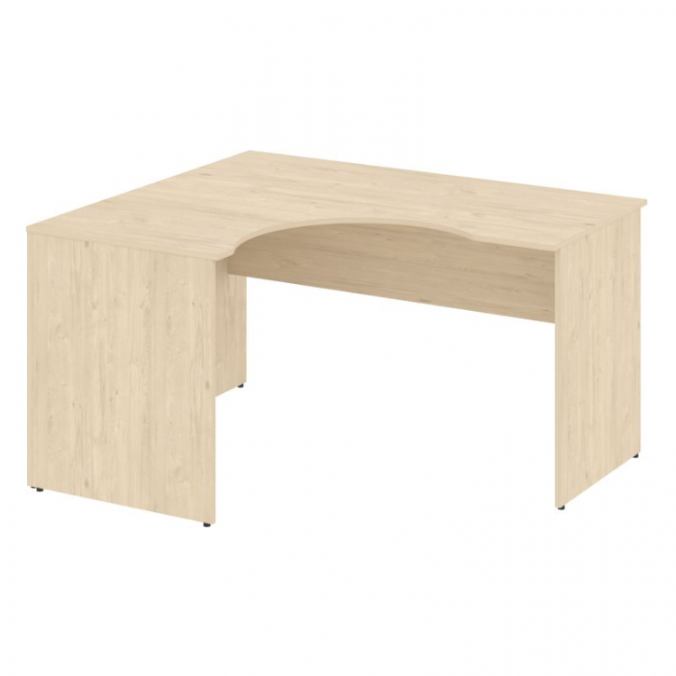 Nova S Стол криволинейный левый В.СА-3 (L) Бук Артизан 1400*1200*750