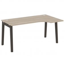 Onix Wood Стол эргономичный правый OW.SA-1 (R) Дуб Аттик/Дуб Темный/Металл Антрацит 1580*980*750 (72
