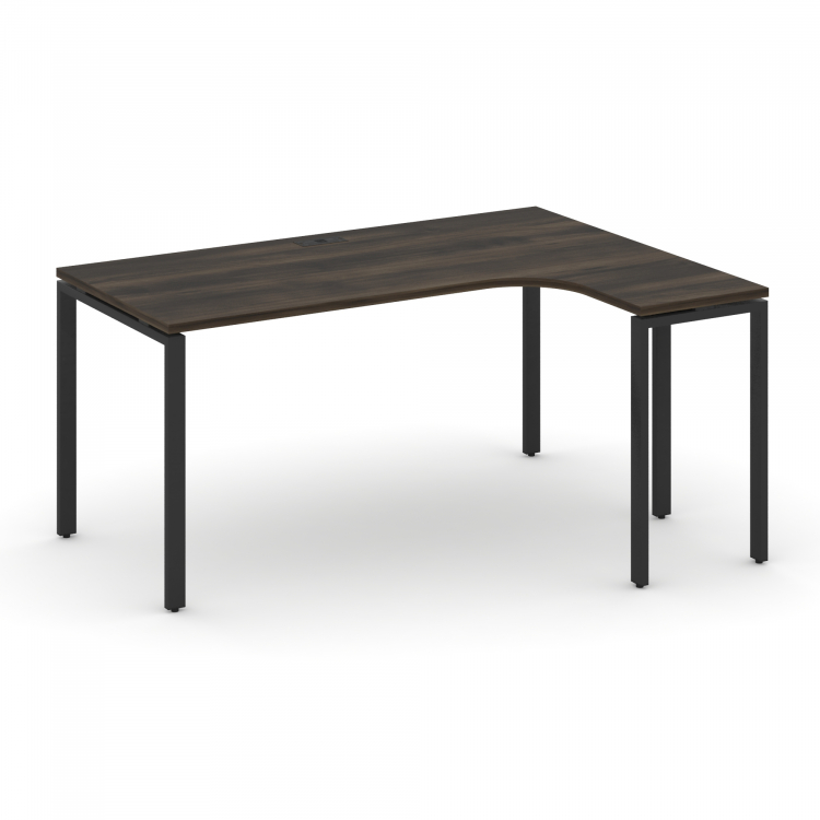 Concept Стол эргономичный CN.OSA-002(R) Дуб Мали/Металл Антрацит 1580*1180*750