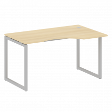 Metal System Quattro Стол криволинейный правый на О-образном м/к 40БО.СА-2 (R) Акация Лорка/Металл С