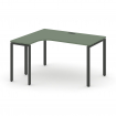 Concept Стол эргономичный CN.SA-001(L) Кобо/Металл Антрацит 1380*1180*750