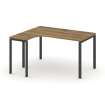 Concept Стол эргономичный CN.SA-001(L) Сандал Янтарный/Металл Антрацит 1380*1180*750