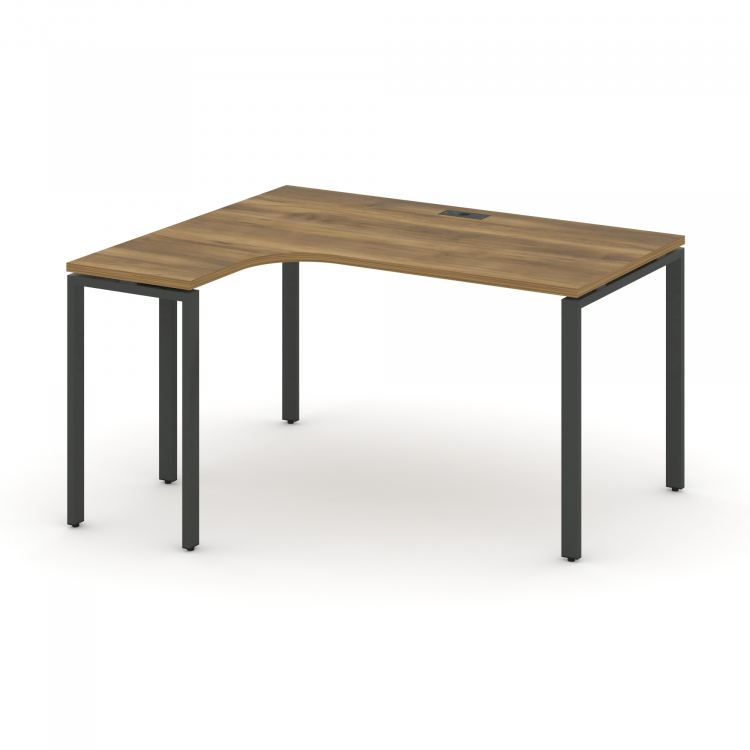 Concept Стол эргономичный CN.OSA-002(L) Сандал Янтарный/Металл Антрацит 1580*1180*750