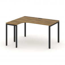 Concept Стол эргономичный CN.SA-001(L) Сандал Янтарный/Металл Черный 1380*1180*750