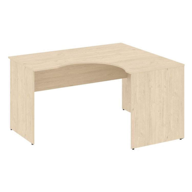 Nova S Стол криволинейный правый В.СА-3 (R) Бук Артизан 1400*1200*750