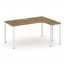 Concept Стол эргономичный CN.OSA-002(R) Сандал Янтарный/Металл Белый 1580*1180*750
