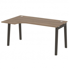 Onix Wood Стол эргономичный левый OW.SA-1 (L) Дуб Аризона/Дуб Темный/Металл Антрацит 1580*980*750 (7