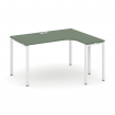 Concept Стол эргономичный CN.OSA-002(R) Кобо/Металл Белый 1580*1180*750