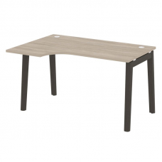 Onix Wood Стол эргономичный левый OW.SA-2 (L) Дуб Аттик/Дуб Темный/Металл Антрацит 1380*980*750 (720