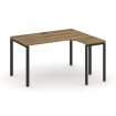 Concept Стол эргономичный CN.SA-001(R) Сандал Янтарный/Металл Черный 1380*1180*750