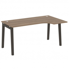 Onix Wood Стол эргономичный правый OW.SA-1 (R) Дуб Аризона/Дуб Темный/Металл Антрацит 1580*980*750 (