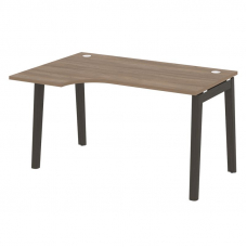 Onix Wood Стол эргономичный левый OW.SA-2 (L) Дуб Аризона/Дуб Темный/Металл Антрацит 1380*980*750 (7