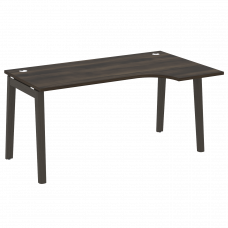 Onix Wood Стол эргономичный правый OW.SA-1 (R) Дуб Мали/Дуб Темный/Металл Антрацит 1580*980*750 (720