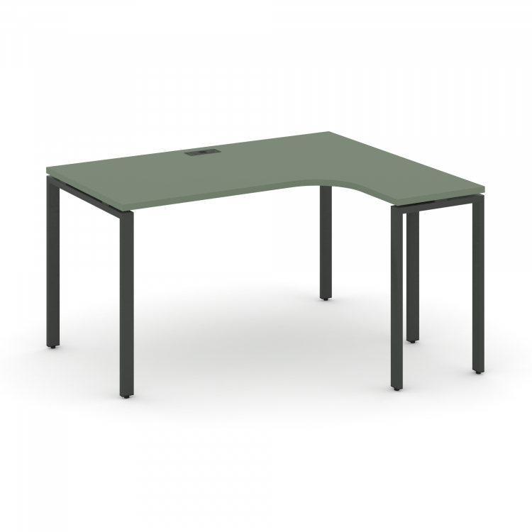 Concept Стол эргономичный CN.SA-001(R) Кобо/Металл Антрацит 1380*1180*750