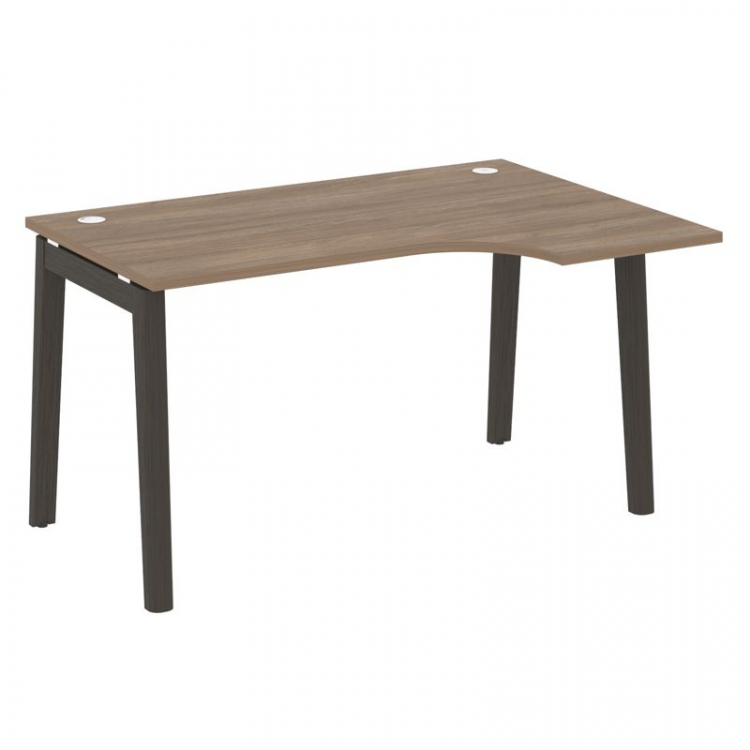 Onix Wood Стол эргономичный правый OW.SA-2 (R) Дуб Аризона/Дуб Темный/Металл Антрацит 1380*980*750 (