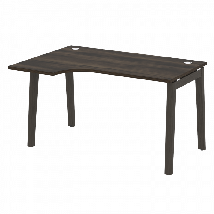 Onix Wood Стол эргономичный левый OW.SA-2 (L) Дуб Мали/Дуб Темный/Металл Антрацит 1380*980*750 (720/