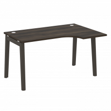 Onix Wood Стол эргономичный правый OW.SA-2 (R) Дуб Мали/Дуб Темный/Металл Антрацит 1380*980*750 (720