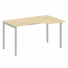 Metal System Quattro Стол криволинейный правый на П-образном м/к 40БП.СА-2 (R) Акация Лорка/Металл С