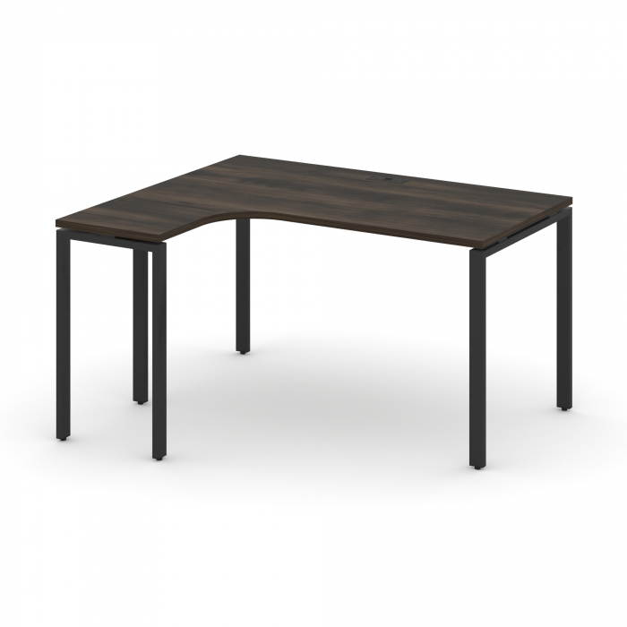 Concept Стол эргономичный CN.OSA-002(L) Дуб Мали/Металл Антрацит 1580*1180*750