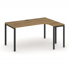 Concept Стол эргономичный CN.OSA-002(R) Сандал Янтарный/Металл Черный 1580*1180*750