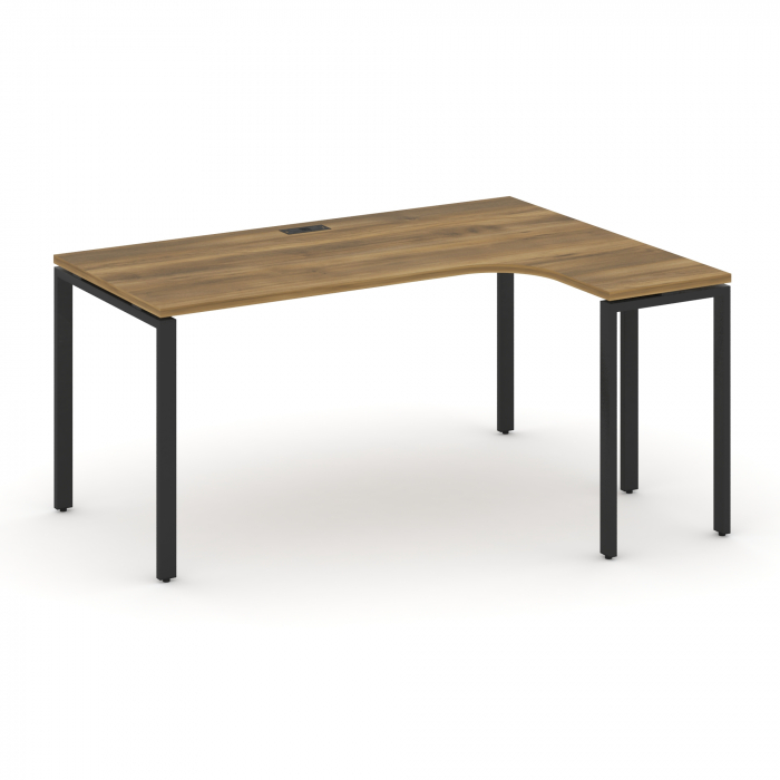 Concept Стол эргономичный CN.OSA-002(R) Сандал Янтарный/Металл Черный 1580*1180*750