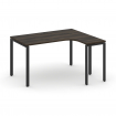 Concept Стол эргономичный CN.SA-001(R) Дуб Мали/Металл Черный 1380*1180*750