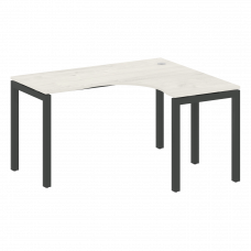 Metal System Quattro Стол криволинейный правый на П-образном м/к 50БП.СА-3 (R) Дуб Наварра/Металл Ан