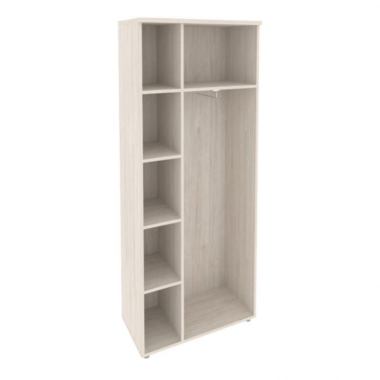 Onix Гардероб широкий O.GB-4 Денвер Светлый/Белый Бриллиант 800*420*1977