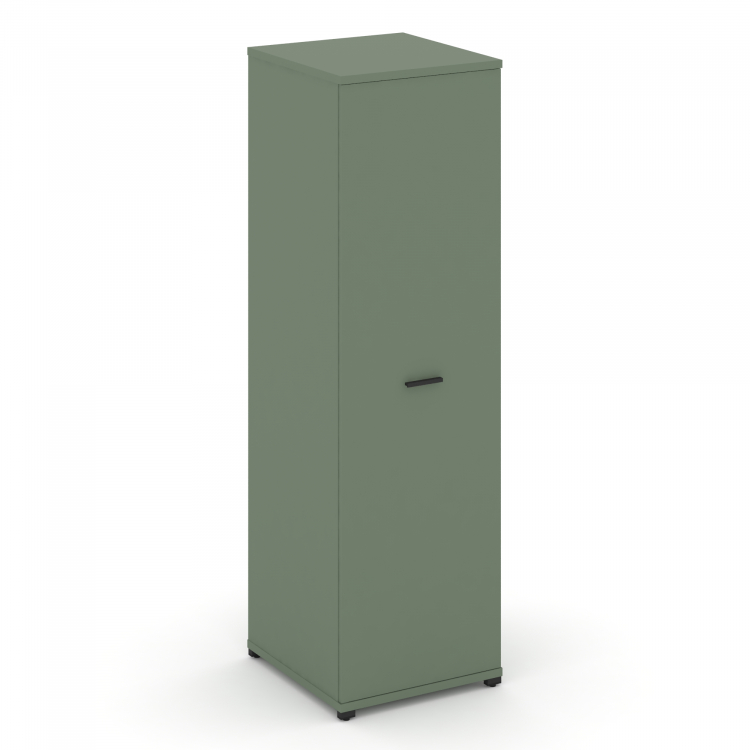 Concept Гардероб узкий глубокий CN.GB.E-003 B Кобо/Металл Черный 570*600*1922